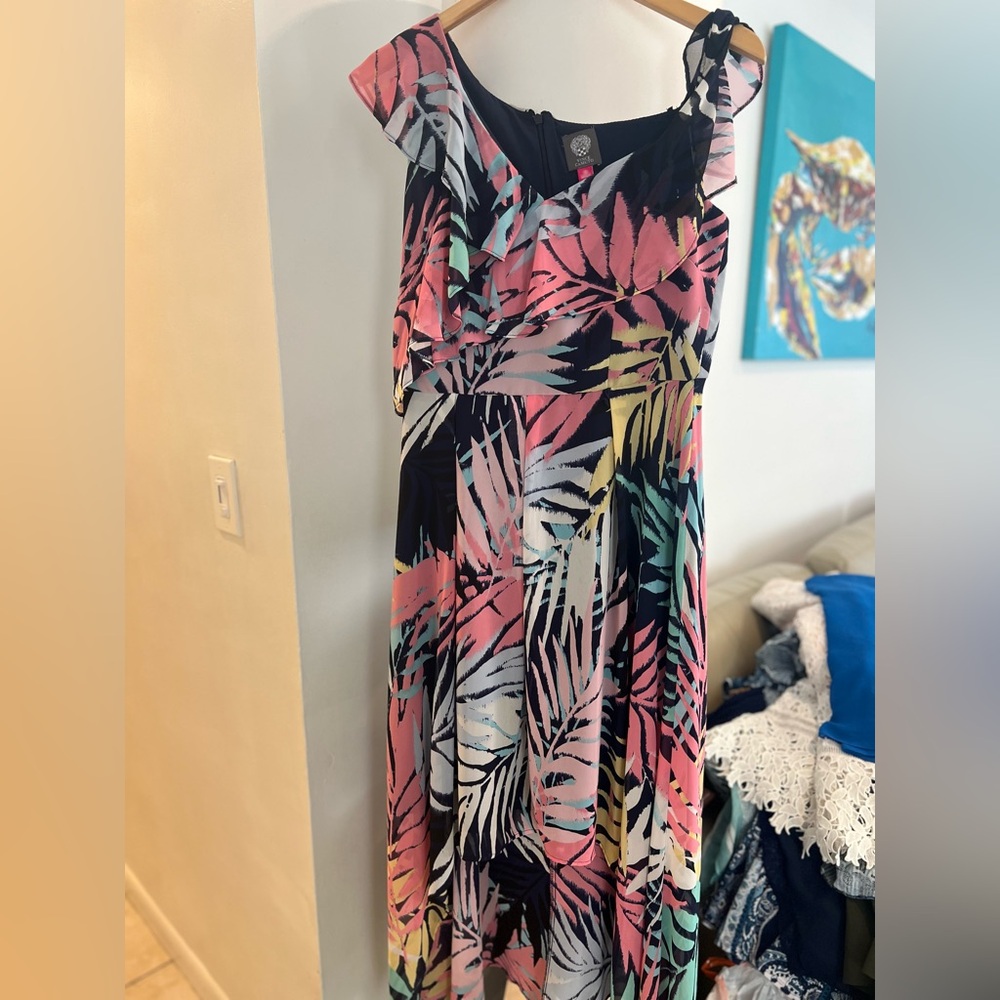 Tropical Print Women's Dress